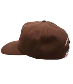 ACE TRUCKS Stamp Snapback - Chocolate Brown -Skateboard Kortingswinkel ace trucks stamp snapback chocolate brown 4