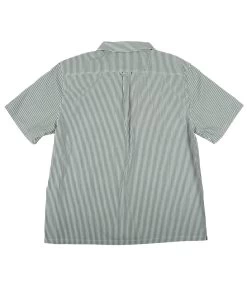 ACE TRUCKS Stamp Zip Work Shirt - White/Green -Skateboard Kortingswinkel ace trucks stamp zip work shirt white green 2