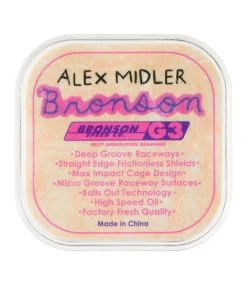 BRONSON SPEED CO. Alex Midler Pro Bearings G3 - Multi -Skateboard Kortingswinkel bronson speed co alex midler pro bearings g3 multi 7