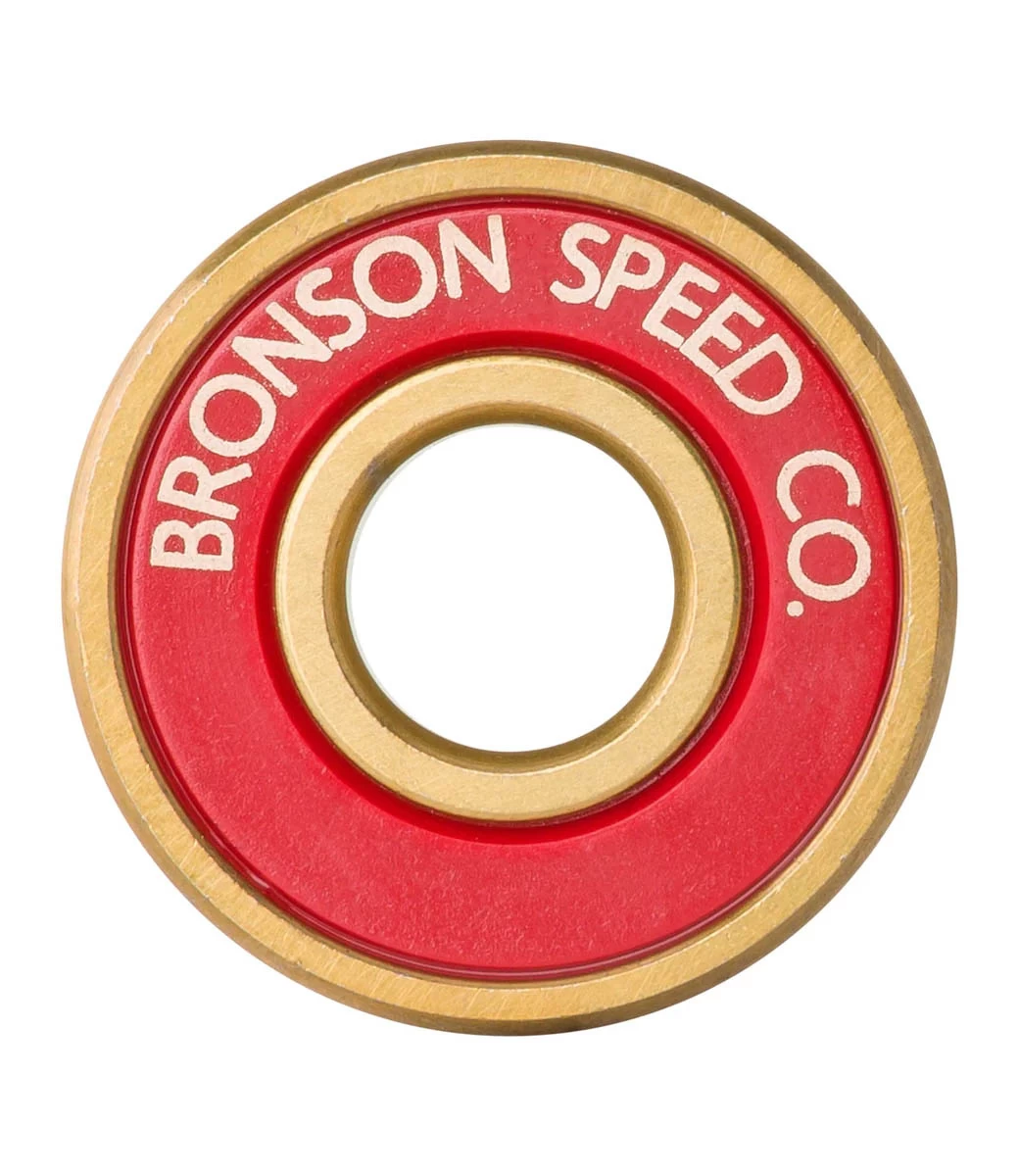 BRONSON SPEED CO. Eric Dressen Pro Bearings G3 - Red/Gold 8 BRONSON SPEED CO. Eric Dressen Pro Bearings G3 - Red/Gold - Afbeelding 6