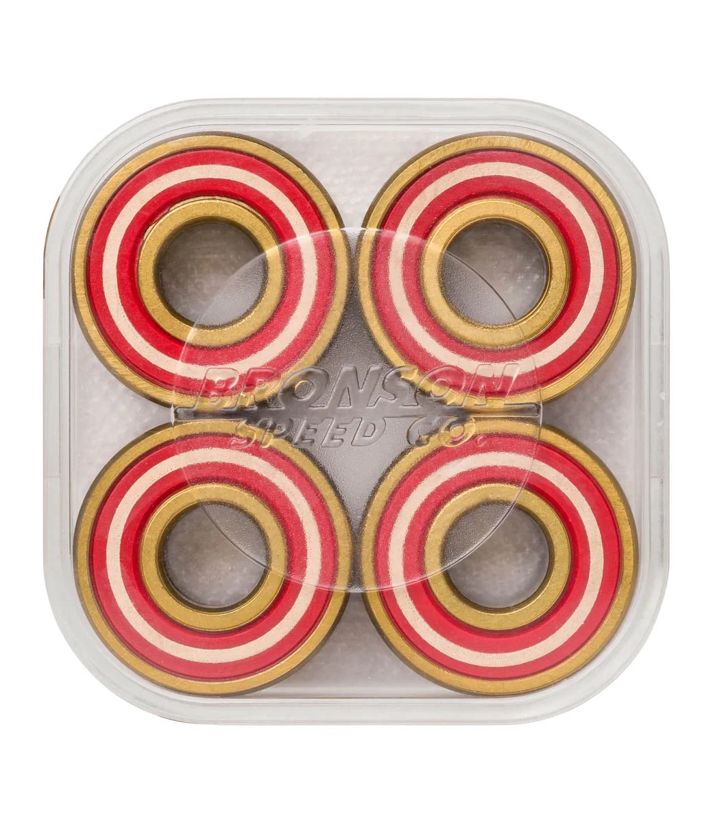 BRONSON SPEED CO. Eric Dressen Pro Bearings G3 - Red/Gold 9 BRONSON SPEED CO. Eric Dressen Pro Bearings G3 - Red/Gold - Afbeelding 7