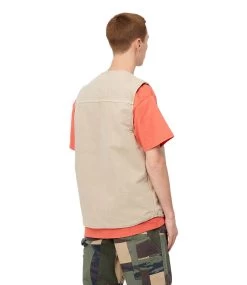CARHARTT Arbor Vest - Dusty H Brown/Faded -Skateboard Kortingswinkel carhartt arbor vest dusty h brown faded 2