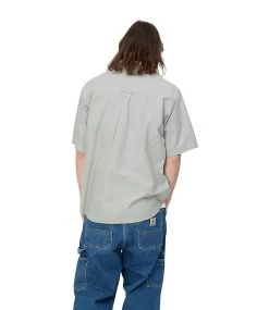 CARHARTT Braxton Shirt - Yucca/White -Skateboard Kortingswinkel carhartt braxton shirt yucca white 3