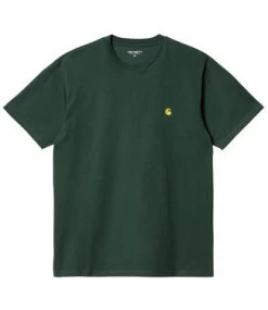 CARHARTT Chase T-Shirt - Discovery Green/Gold