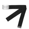 CARHARTT Clip Belt Chrome - Black -Skateboard Kortingswinkel carhartt clip belt chrome black