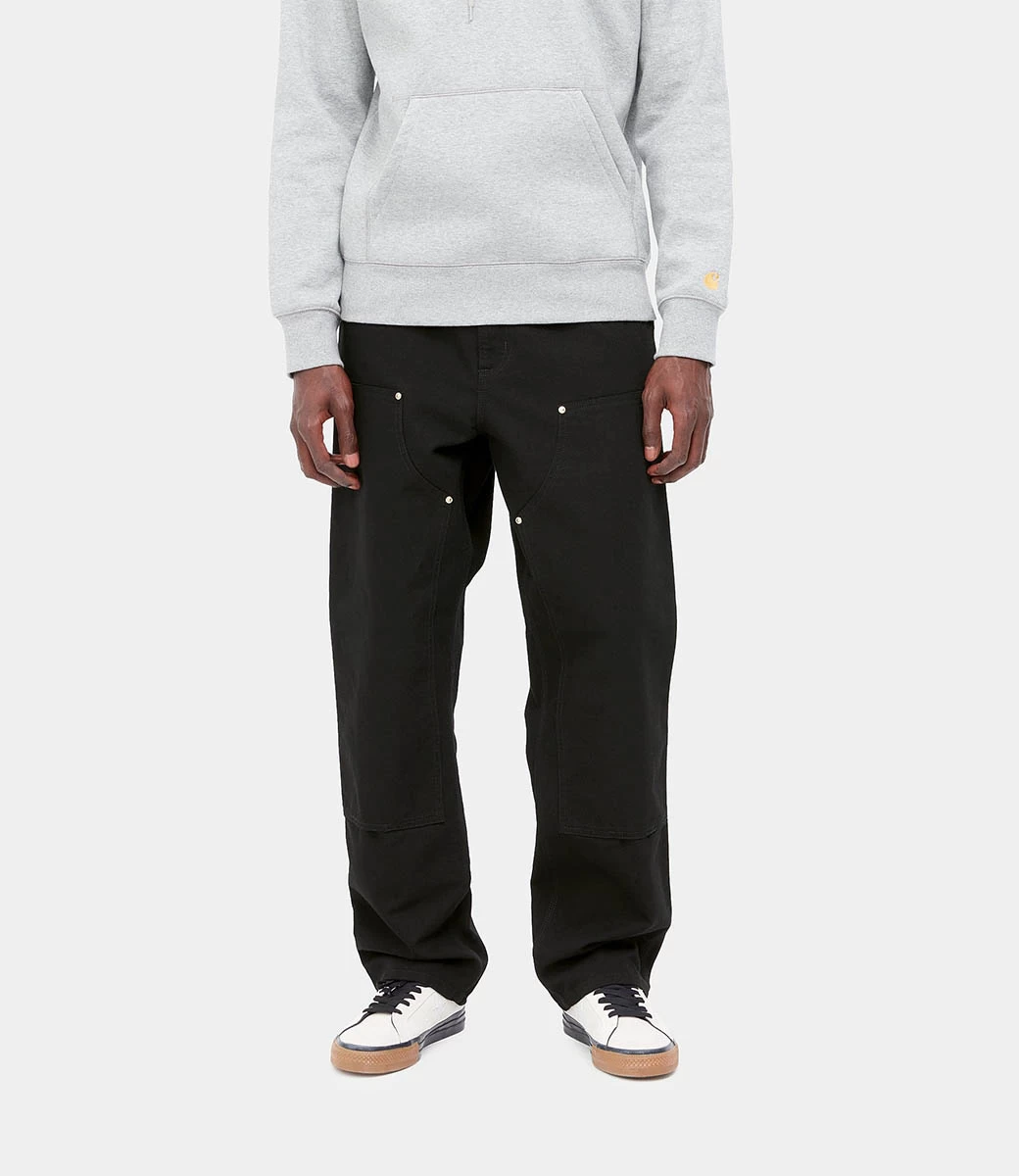 CARHARTT Double Knee Pant - Black/Rinsed 6 CARHARTT Double Knee Pant - Black/Rinsed - Afbeelding 4