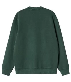CARHARTT Duster Sweat - Discovery Green/Garment Dyed -Skateboard Kortingswinkel carhartt duster sweat discovery green garment dyed 2