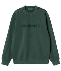 CARHARTT Duster Sweat - Discovery Green/Garment Dyed