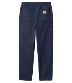 CARHARTT Flint Pant - Blue/Garment Dyed
