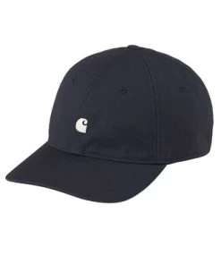 CARHARTT Madison Logo Cap - Dark Navy/Wax