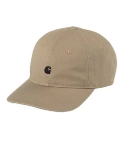 CARHARTT Madison Logo Cap - Leather/Black