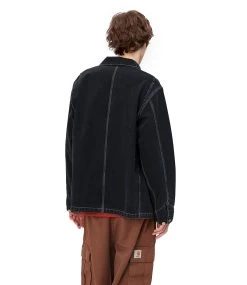 CARHARTT Og Chore Coat - Black/Heavy Stone Wash -Skateboard Kortingswinkel carhartt og chore coat black heavy stone wash 2