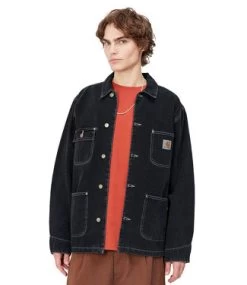 CARHARTT Og Chore Coat - Black/Heavy Stone Wash