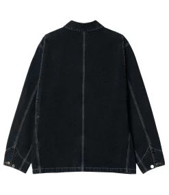 CARHARTT Og Chore Coat - Black/Heavy Stone Wash -Skateboard Kortingswinkel carhartt og chore coat black heavy stone wash 5