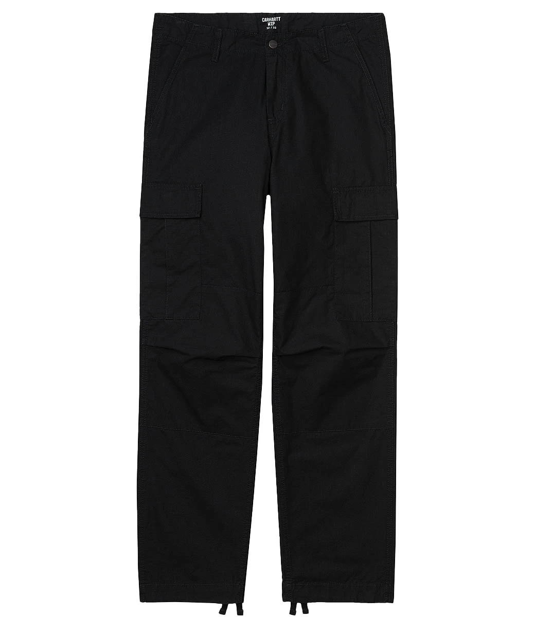 CARHARTT Regular Cargo Pant - Black/Rinsed 9 CARHARTT Regular Cargo Pant - Black/Rinsed - Afbeelding 7