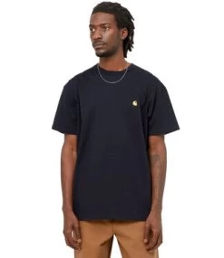 CARHARTT S/S Chase T-Shirt - Dark Navy/Gold