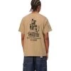 CARHARTT S/S Home T-Shirt - Dusty H Brown/Black -Skateboard Kortingswinkel carhartt s s home t shirt dusty h brown black