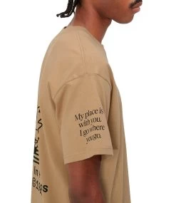 CARHARTT S/S Home T-Shirt - Dusty H Brown/Black -Skateboard Kortingswinkel carhartt s s home t shirt dusty h brown black 2