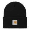 CARHARTT Short Watch Hat - Black 2 CARHARTT Short Watch Hat - Black -Skateboard Kortingswinkel carhartt short watch hat black