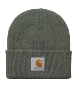 CARHARTT Short Watch Hat - Smoke Green