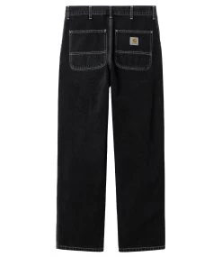CARHARTT Simple Pant - Black/Heavy Stone Wash -Skateboard Kortingswinkel carhartt simple pant black heavy stone wash 5