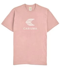 CARIUMA Team T-Shirt - Rose/Off White Logo