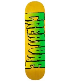 CREATURE Logo Stumps Deck Yellow - 8.0