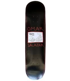 DOOM SAYERS Omar Snake Shake Deck Black/Red Foil - 8.375