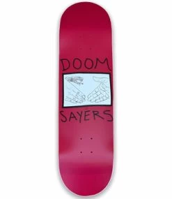 DOOM SAYERS Snake Shake Deck Burgundy - 9.0
