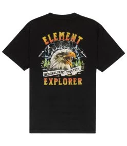 ELEMENT Heliaca Tees - Flint Black -Skateboard Kortingswinkel element heliaca tees flint black 4
