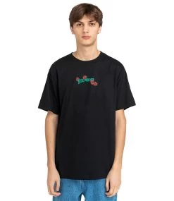 ELEMENT Hirotton Botanical T-Shirt - Flint Black -Skateboard Kortingswinkel element hirotton botanical t shirt flint black 2
