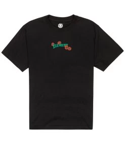 ELEMENT Hirotton Botanical T-Shirt - Flint Black -Skateboard Kortingswinkel element hirotton botanical t shirt flint black 4