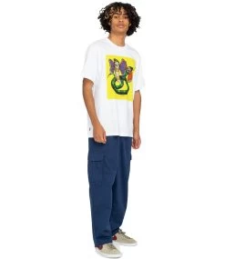 ELEMENT Hirotton Snake T-Shirt - Optic White -Skateboard Kortingswinkel element hirotton snake t shirt optic white 6