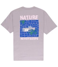 ELEMENT Never Tees - Lavender Gray -Skateboard Kortingswinkel element never tees lavender gray 4