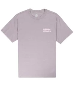 ELEMENT Never Tees - Lavender Gray -Skateboard Kortingswinkel element never tees lavender gray 7