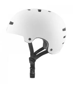 Evolution Helmet Kids Solid Colors - Satin White -Skateboard Kortingswinkel evolution helmet kids solid colors satin white 3