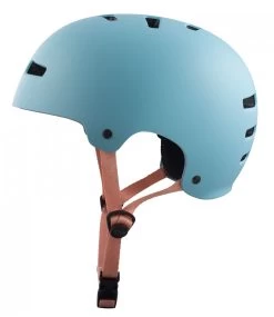 Evolution Helmet - Satin Porcelain Blue -Skateboard Kortingswinkel evolution helmet satin porcelain blue 3