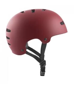 Evolution Helmet Solid Colors - Satin Oxblood -Skateboard Kortingswinkel evolution helmet solid colors satin oxblood 2