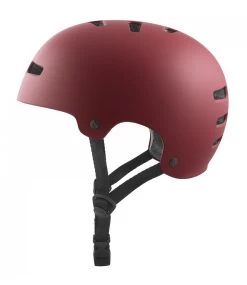 Evolution Helmet Solid Colors - Satin Oxblood -Skateboard Kortingswinkel evolution helmet solid colors satin oxblood 3