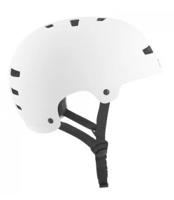 Evolution Helmet Solid Colors - Satin White -Skateboard Kortingswinkel evolution helmet solid colors satin white 2