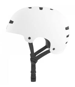 Evolution Helmet Solid Colors - Satin White -Skateboard Kortingswinkel evolution helmet solid colors satin white 3