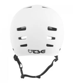 Evolution Helmet Solid Colors - Satin White -Skateboard Kortingswinkel evolution helmet solid colors satin white 4