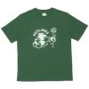 FEELINGS Cloud & Rose Ss Tee - Dark Green 1 FEELINGS Cloud & Rose Ss Tee - Dark Green -Skateboard Kortingswinkel feelings cloud rose ss tee dark green