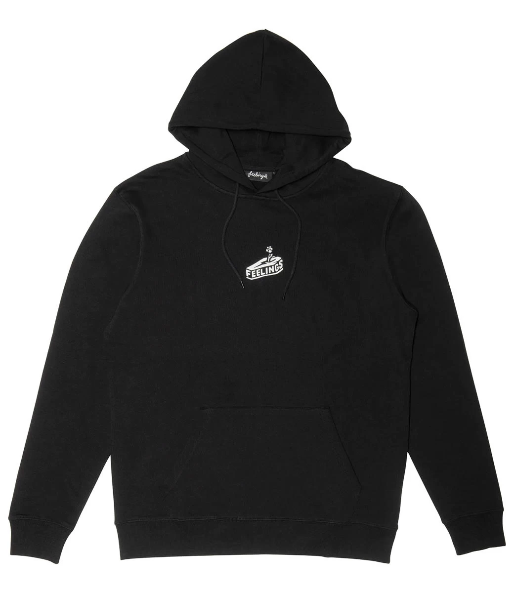 FEELINGS Coffin Hoodie - Black 5 FEELINGS Coffin Hoodie - Black - Afbeelding 3