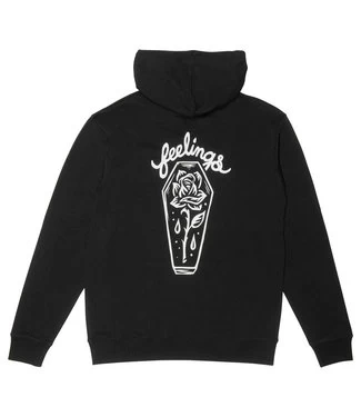 FEELINGS Coffin Hoodie - Black 3 FEELINGS Coffin Hoodie - Black