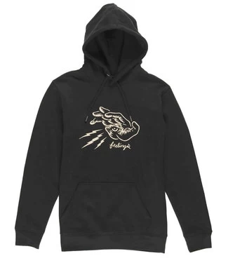 FEELINGS Hand Hooded Sweatshirt - Black 3 FEELINGS Hand Hooded Sweatshirt - Black