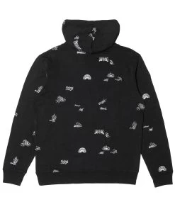 FEELINGS Sketch Hooded Sweatshirt - Black -Skateboard Kortingswinkel feelings sketch hooded sweatshirt black 2