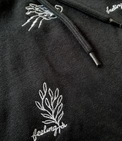 FEELINGS Sketch Hooded Sweatshirt - Black -Skateboard Kortingswinkel feelings sketch hooded sweatshirt black 3