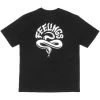 FEELINGS Snake T-Shirt - Black -Skateboard Kortingswinkel feelings snake t shirt black
