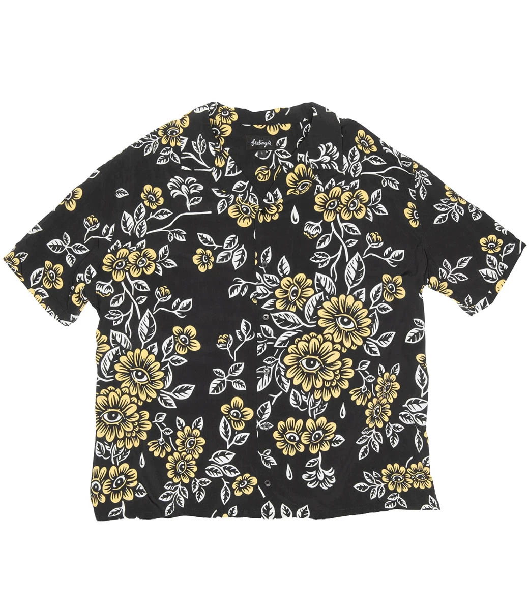 FEELINGS Wallows Shirt Aop - Black 4 FEELINGS Wallows Shirt Aop - Black - Afbeelding 2